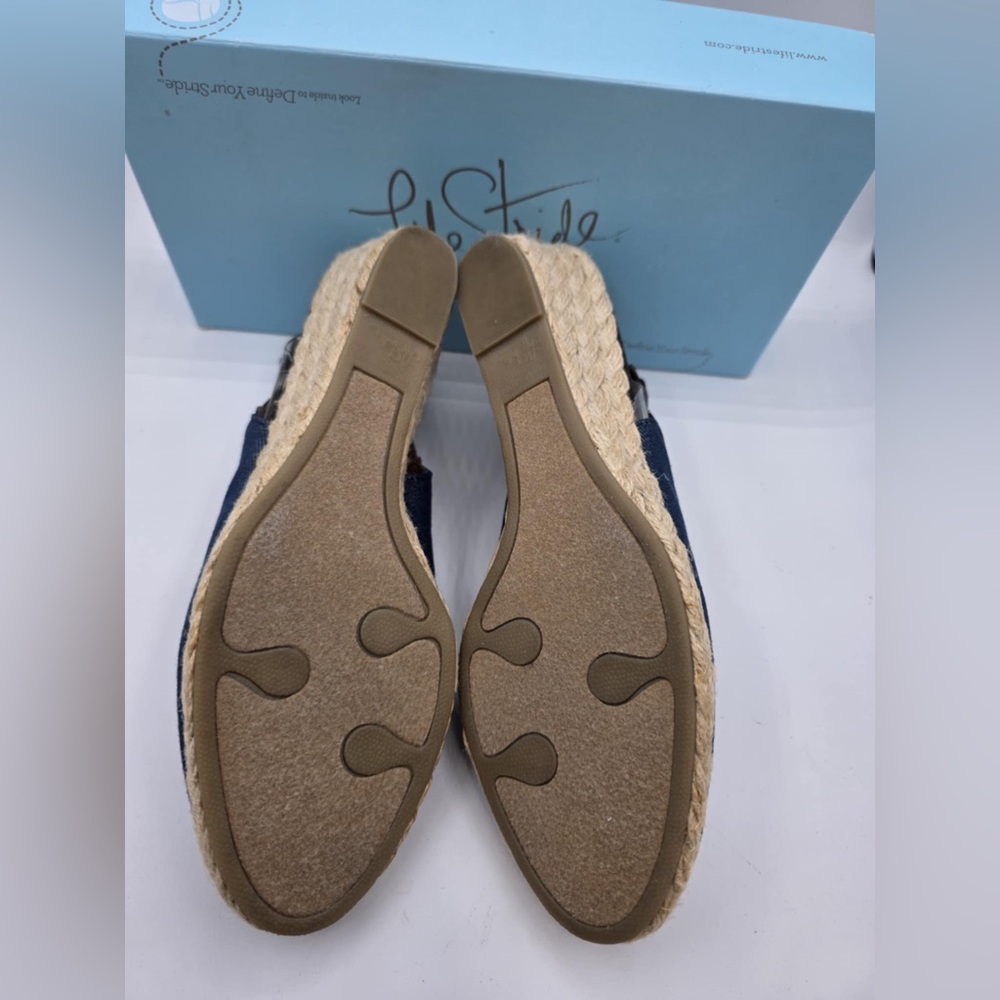 Life Stride Lift Dark Denim Slingback NIB Sz 8 - Picture 5 of 5